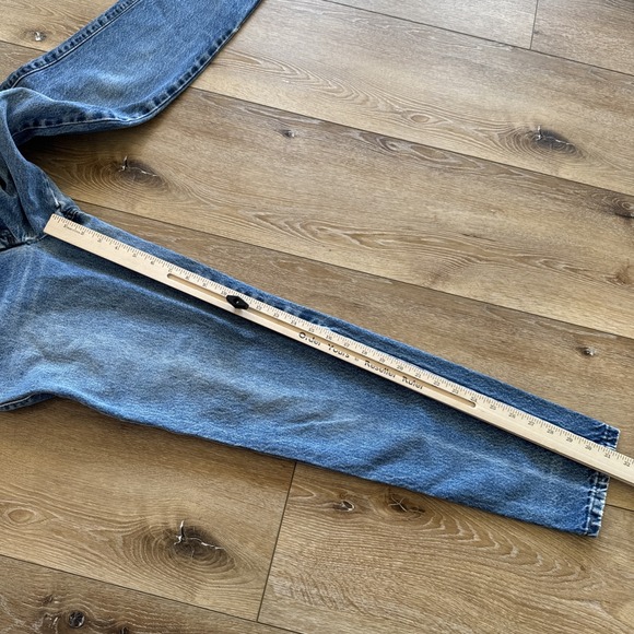 Vintage Levis 525 Jeans Womens 9 24 x 31 Blue‎ Slim Fit Tapered Denim 90s - Picture 8 of 12